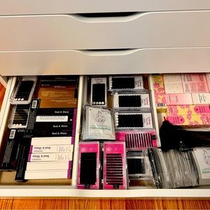 Large lot of Professional Lash Artist Supplies